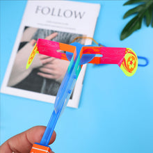 Load image into Gallery viewer, 1200Pack Luminous Slingshot Flying Arrow Toy, Flash Light Up Ejection Rocket, LED Light Flying Sword & Bamboo Dragonfly, Outdoor Night Game Toy for Kids