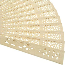 Load image into Gallery viewer, Customized Fans，Personalized Hand Fans for Weddings with Name，Personalized Hand Fans for Women Foldable，Personalized Hand Fans Bulk， (50pcs)
