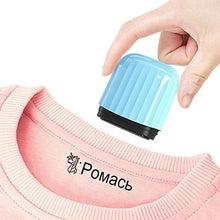 Load image into Gallery viewer, Timbri per bambini vestiti, libri, scarpe, timbri, nomi, adesivi, timbri lavabili, personalizzati Colorfast (Rosa)
