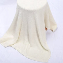 Load image into Gallery viewer, Diy Name Customized Infant Swaddle Baby Blanket for Newborn Receiving Wrap Bed Cover Sheet 80x100 Knitted Sofa Nap Bedding Quilt
