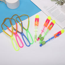 Load image into Gallery viewer, 1200Pack Luminous Slingshot Flying Arrow Toy, Flash Light Up Ejection Rocket, LED Light Flying Sword &amp; Bamboo Dragonfly, Outdoor Night Game Toy for Kids
